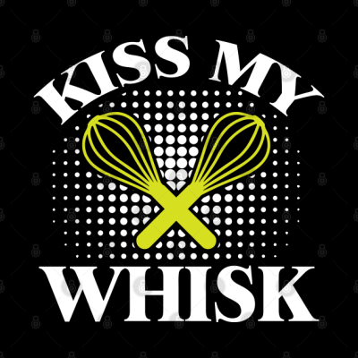 Kiss My Whisk Cooking Quote Throw Pillow Official Cooking Merch