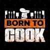 Born To Cook Throw Pillow Official Cooking Merch