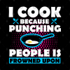 Funny Cooking Throw Pillow Official Cooking Merch