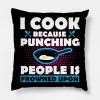 Funny Cooking Throw Pillow Official Cooking Merch