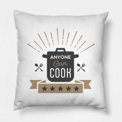 Anyone Can Cook Throw Pillow Official Cooking Merch