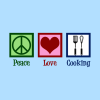 Peace Love Cooking Phone Case Official Cooking Merch