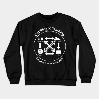 Cooking X Training Crewneck Sweatshirt Official Cooking Merch