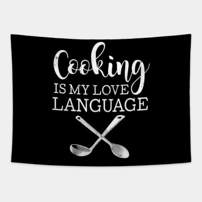 Cooking Is My Love Language Tapestry Official Cooking Merch