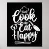 cooking kitchen chef cook eat happy cook poster r79a4ae03ed0d4cc78a5eb64ef3b885f7 wva 8byvr 1000 - Cooking Gifts