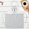 custom white and gray stripes farmhouse kitchen apron r f4v446 1000 - Cooking Gifts