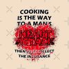 Cooking - The Way To A Man'S Heart Attack Tote Bag Official Cooking Merch