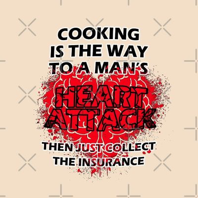 Cooking - The Way To A Man'S Heart Attack Tote Bag Official Cooking Merch