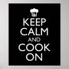 keep calm and cook on poster re7125d48928c4dd3b287e347e933fe9e wvy 8byvr 1000 - Cooking Gifts