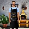 personalized 70th birthday born 1953 vintage black apron r rhoz8 1000 - Cooking Gifts