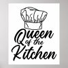 queen of the kitchen cooking lover funny chef poster re1503e2fd73f43a693b8b982abeed545 wvy 8byvr 1000 - Cooking Gifts