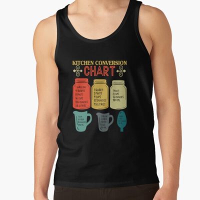 Kitchen Conversion Chart Cooking Chart Funny Chef Tank Top Official Cooking Merch