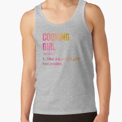 Cooking Girl Definition In Watercolor Tank Top Official Cooking Merch