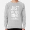 Just One More Knife I Promise Funny Knife Collector Chef Cooking Sweatshirt Official Cooking Merch