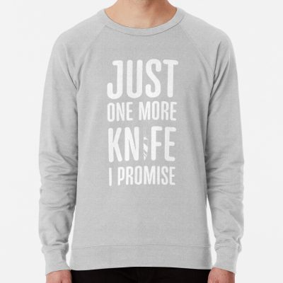 Just One More Knife I Promise Funny Knife Collector Chef Cooking Sweatshirt Official Cooking Merch