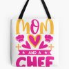 I'M A Mom And A Chef Mommy Cook Cooking 	 	 Chef Tote Bag Official Cooking Merch