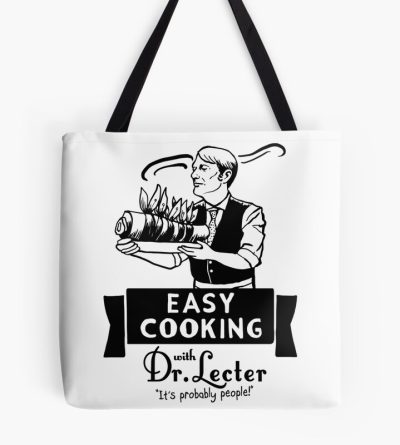 Easy Cooking With Dr. Lecter Tote Bag Official Cooking Merch