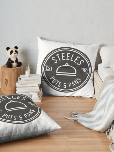 Steeles Pots And Pans, Cooking Throw Pillow Official Cooking Merch