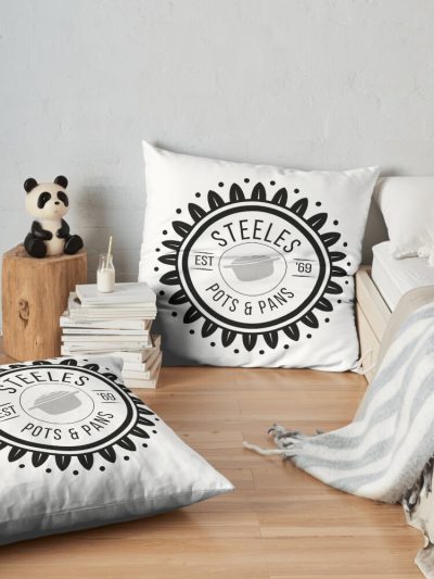 Steeles Pots And Pans, Cooking Throw Pillow Official Cooking Merch