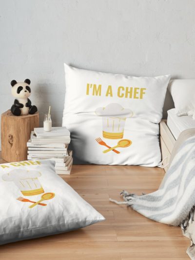 I'M A Chef Baking & Cooking Throw Pillow Official Cooking Merch