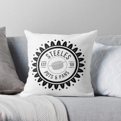 Steeles Pots And Pans, Cooking Throw Pillow Official Cooking Merch