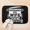 Husband And Wife Cooking Team Bath Mat Official Cooking Merch