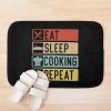 Eat Sleep Cooking Repeat, Cooking Lovers Bath Mat Official Cooking Merch