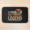 Vintage Chef Dad, Dad The Man The Myth The Cooking Legend Bath Mat Official Cooking Merch