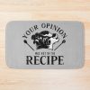 Your Opinion Wasn'T In The Recipe, Cooking Quotes Bath Mat Official Cooking Merch