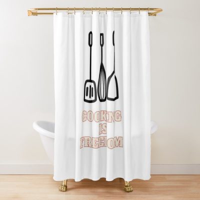 Cooking Shower Curtain Official Cooking Merch