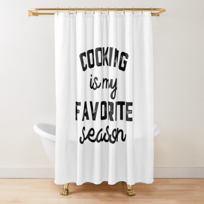 Cooking Dad Husband Season, Cooking Sport Fan, Cooking Lovers Gift Shower Curtain Official Cooking Merch