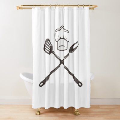 Cooking Art Shower Curtain Official Cooking Merch