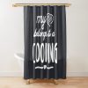 My Belongs To A Cooking Gift Shower Curtain Official Cooking Merch