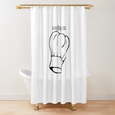 Cooking Art Shower Curtain Official Cooking Merch