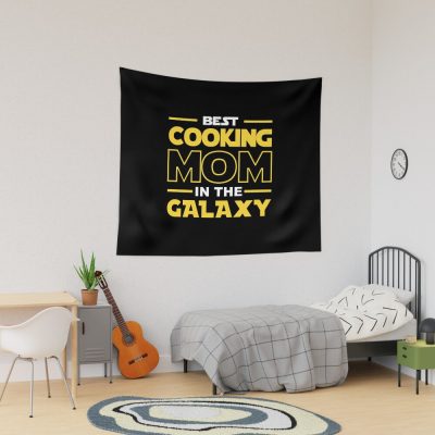 Best Cooking Mom In The Galaxy Shirt, Cooking Dad Mom Girls Lovers Birthday Christmas Mothers Day Quotes Design Gift Tapestry Official Cooking Merch