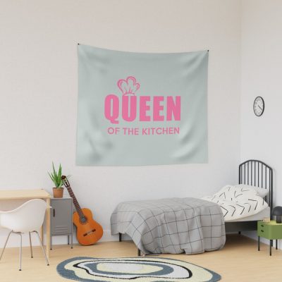 Queen Of The Kitchen - Funny Cooking Lover Gift Tapestry Official Cooking Merch