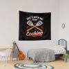 Funny She'S With Me For My Cooking Cute Husband Tapestry Official Cooking Merch