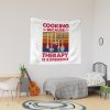 Cooking Because Therapy Is Expensive Tapestry Official Cooking Merch