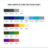 tank top color chart - Cooking Gifts